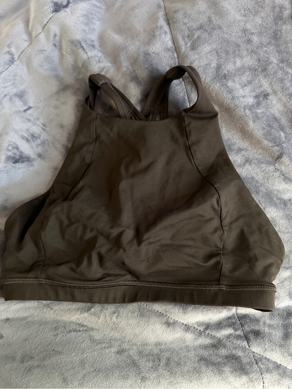 lululemon athletica Black High-Neck Sports Bra